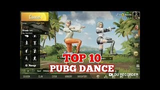 TOP 10 PUBG DANCE #1 - PUBG Mobile