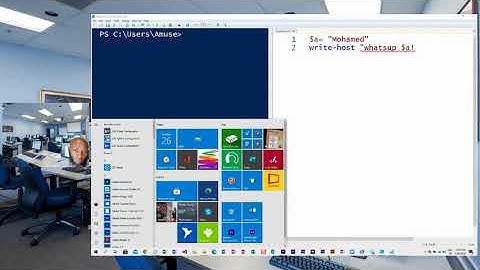 Cashirkan Waa Cashirkiin Soddon iyo afaraad & Windows Powershell ISE Commands