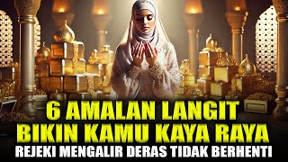 Ijazah 6 Amalan Penarik Rezeki dari Langit Mengubah Miskin jadi Kaya Raya