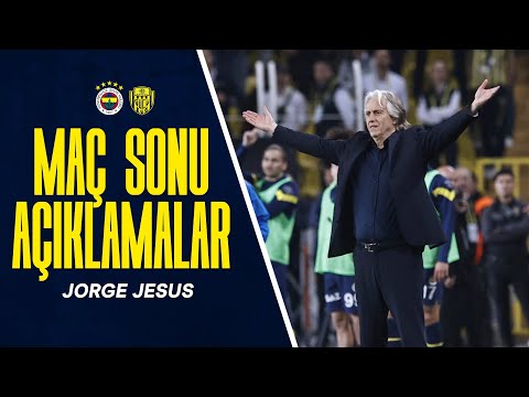 Teknik Direktörümüz Jorge Jesus'tan Maç Sonu Açıklamalar