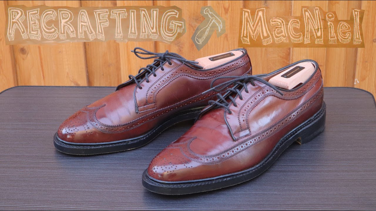 Allen Edmonds Recrafts a Pair of Vintage MacNeil Shoes - YouTube