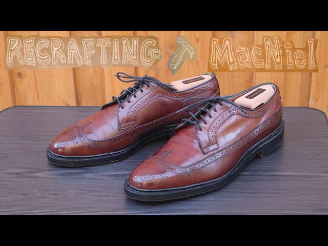 Allen Edmonds Recrafts a Pair of Vintage MacNeil Shoes - YouTube