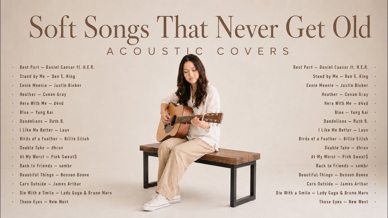 Cover Soft Background Acoustic 🌿 Best Acoustic Covers Playlist 2026 | Relaxing Guitar Songs for Every Mood