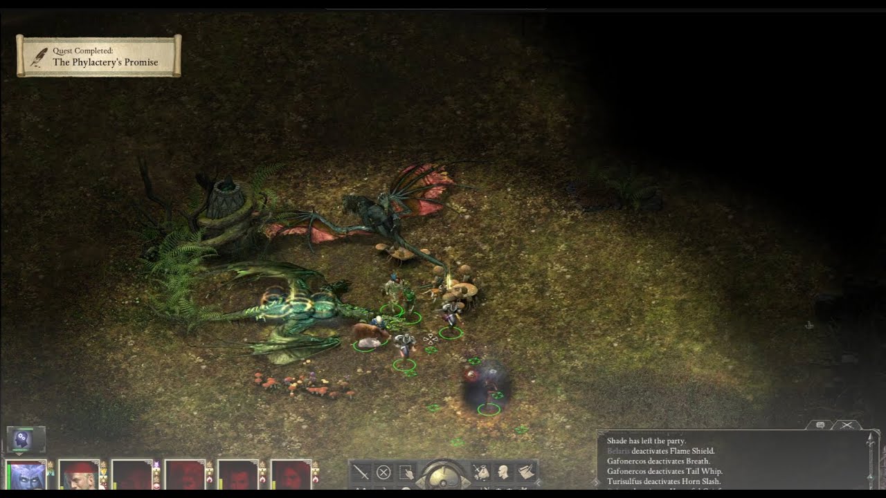 Pillars Of Eternity Defeating Two Dragons Turisulfus & Gafonercos And Archmage Llengrath YouTube