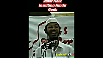 Zakir Naik 💥 Insulting Hindu Gods 😔 | #shorts | Hindu Attitude 😎 Status #attitude #islam #hindu