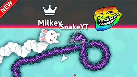 The Giant Bunny Snake Died Like A Noob! Epic Snakeio Gameplay