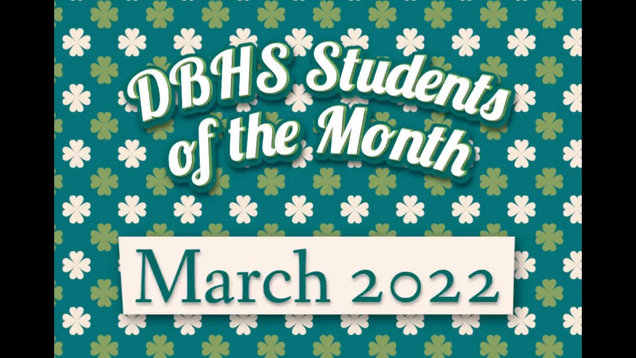 March Students Of The Month