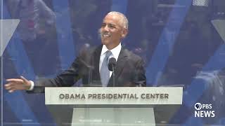 WATCH: When we lose our faith in each other, we give away our power to decide the future, Obama says