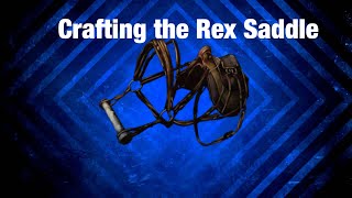 Crafting The Rex *SADDLE* In Ark Survival Evolved!!!