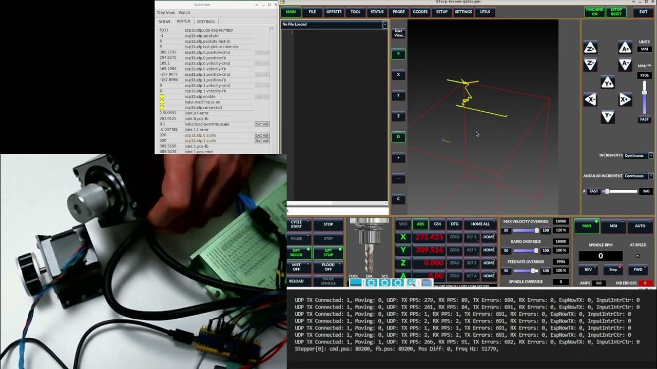 ESP32-S2 USB & LinuxCNC - Ultra Speed Motion - YouTube