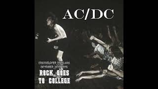 Bad Boy Boogie - AC/DC - Rock Goes To College - October 25th 1978