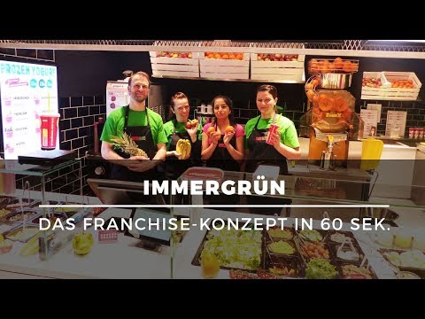 Das immergrün-Franchisekonzept in 60 Sekunden