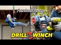 Pulling stuff with a drill winch