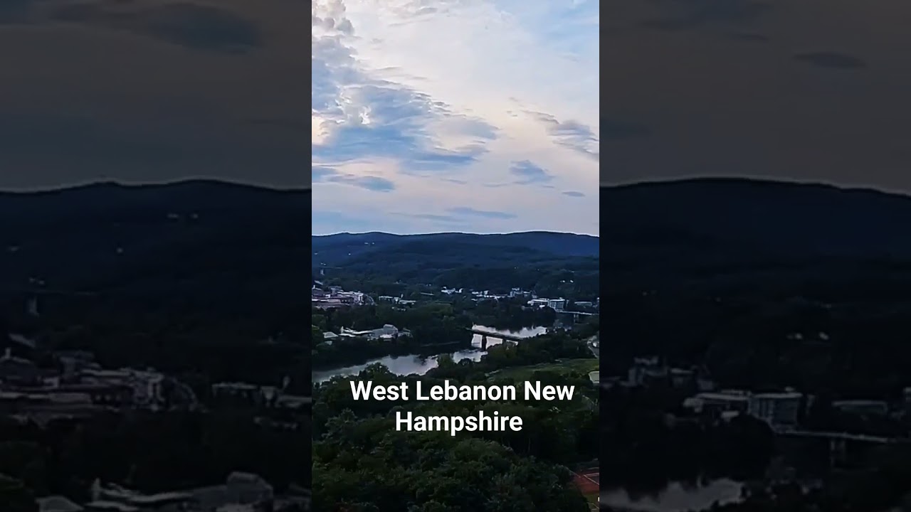 West Lebanon New Hampshire drone video from 300 ft 