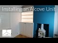 Installing A Beautiful Alcove Unit With LED lighting | Cutting Around Electrical Meters | EP#37