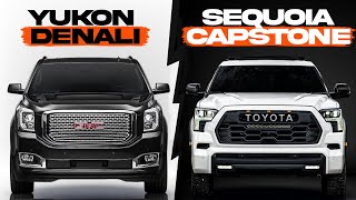 Comparing Luxury: 2023 Toyota Sequoia Capstone vs. GMC Yukon Denali