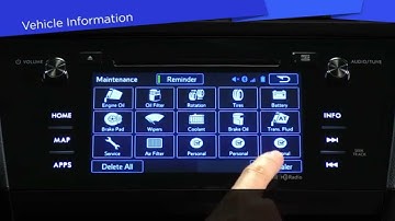 How-To Guide: Vehicle Information, 7-inch Infotainment System with Navigation