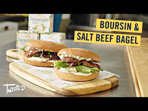 Boursin amp Salt Beef Bagel Recipe