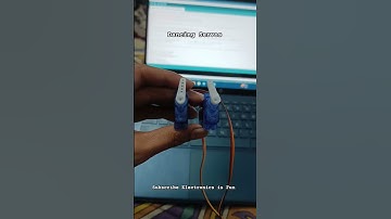 Dancing Servo Motors 🫡🥳 #arduinoproject #shorts #viral #youtubeshorts