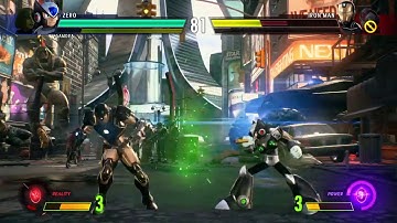 MARVEL VS. CAPCOM: INFINITE - Gamora & Zero VS Iron Man & X