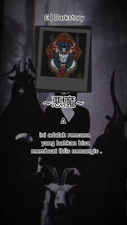 Iblis menangis #darkquotes #darkstory #storywa #truestory