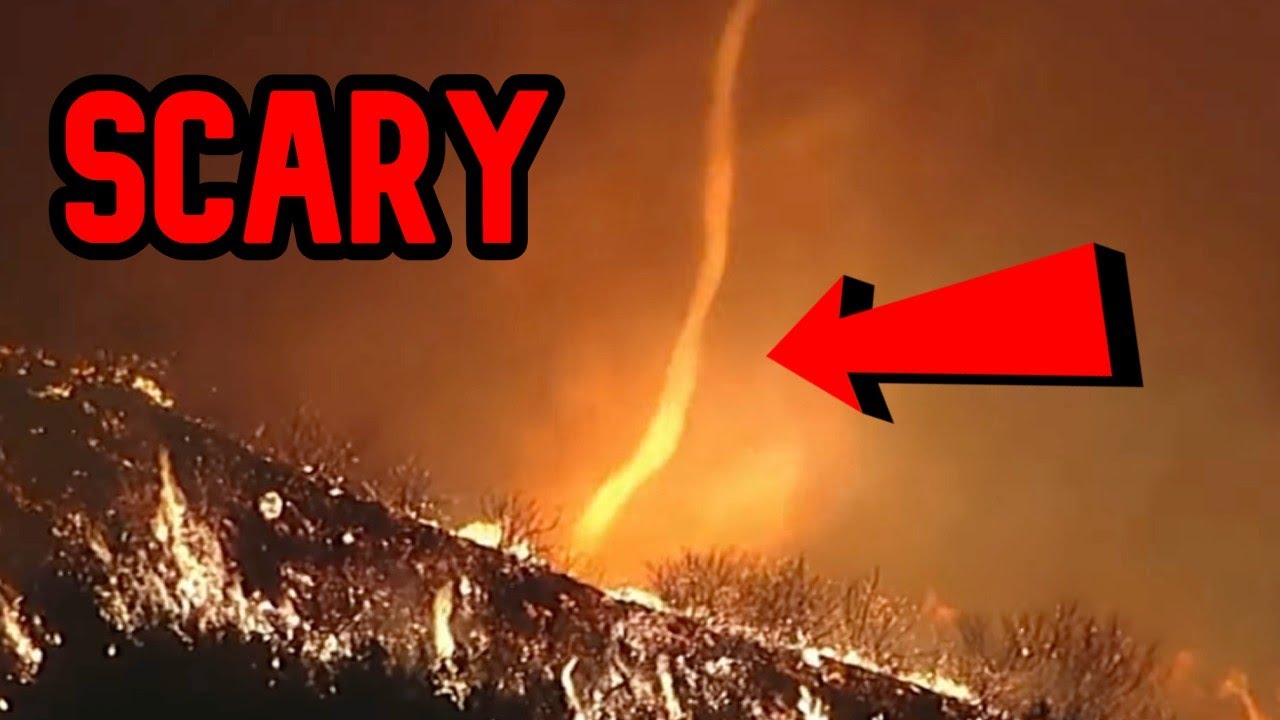 TERRIFYING Fire Tornado Spotted in Palisades Fire!!! - YouTube