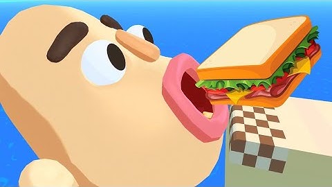 sandwich runner gameplay all levels android.ios new update🌭🙋