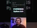 Como usar f-strings para formatar textos em Python