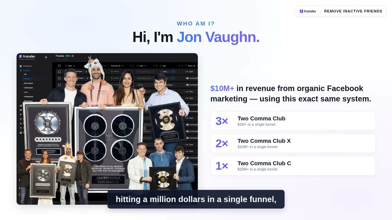 Watch: Remove Inactive Friends — Unlock Your Organic Reach