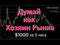 Думай Как Хозяин Рынка Форекс и Биржи- Практика следов Маркет Мейкера на Живой Торговле Золотом