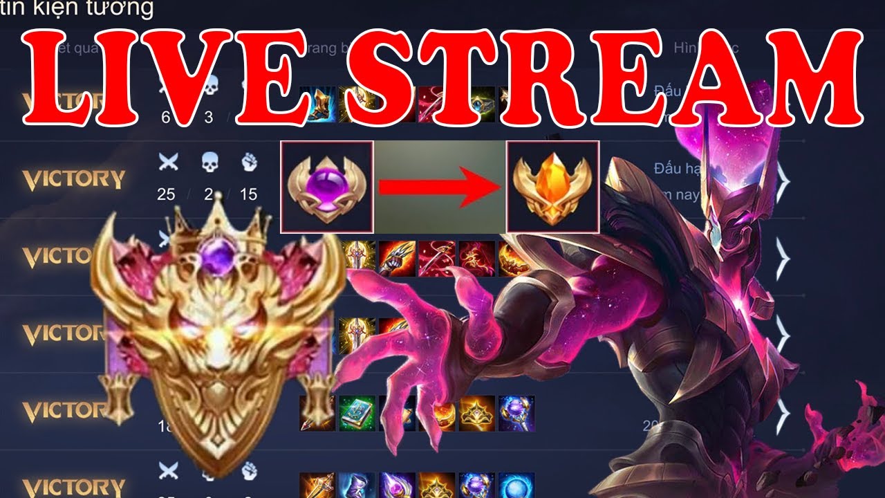 TOP 1 Hayate Live Stream Đấu Đỉnh cao Liên Quân Mobile Mùa 21