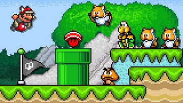 NSMBU: Acorn Plains 1-1 Remade in Super Mario Bros. X (SMBX 2.0)