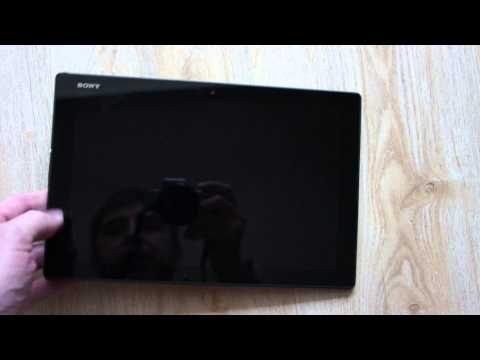 SONY Xperia Z4 Tablet Падение с высоты экраном вниз