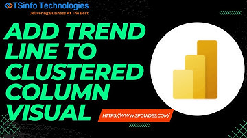 Power BI: Enable the Trend Line to Clustered Column Visual | Add Trend Line in Clustered Column