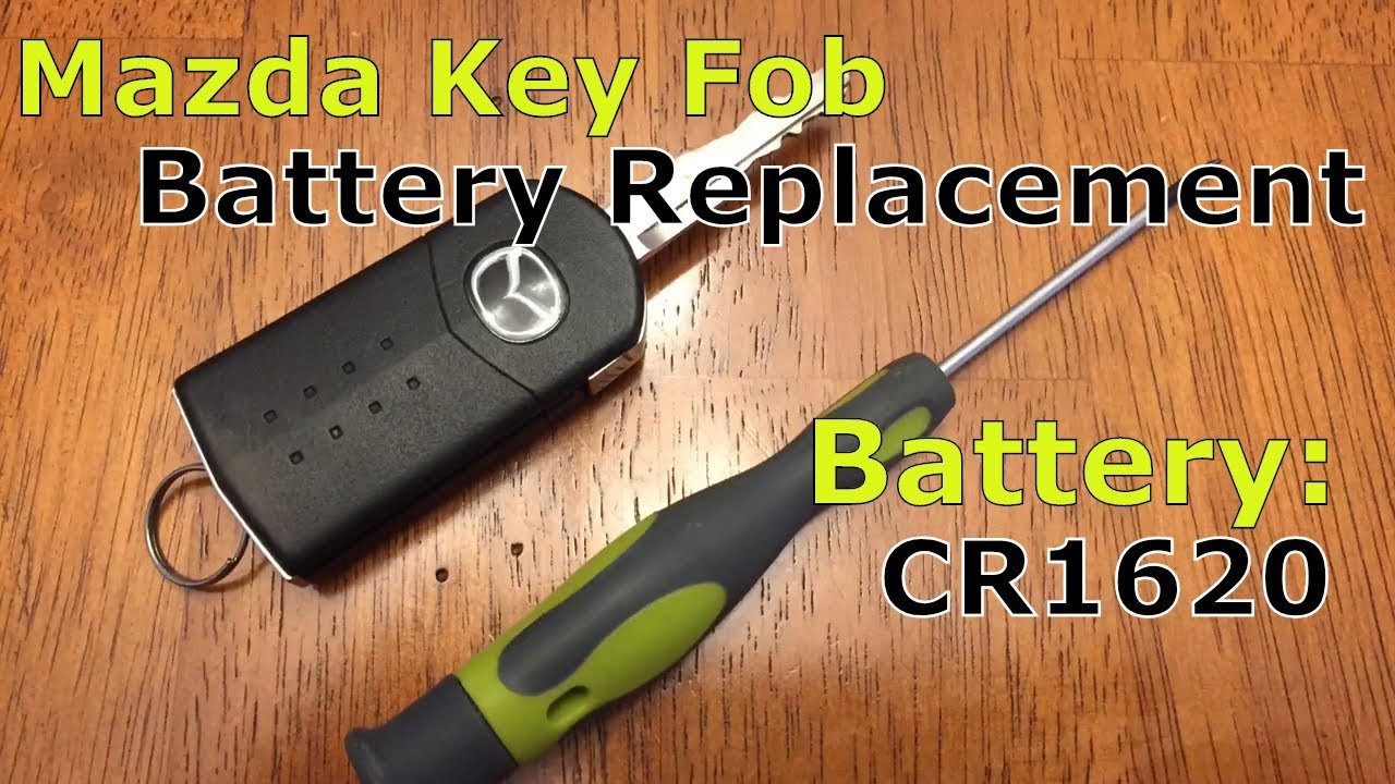 How to Replace a Battery in a Mazda 3 Key Fob - YouTube