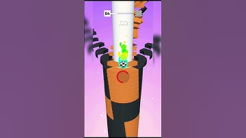 Stack ball Level 64 #shortvideo #shortgame #shortsyoutube #stackball #shorts