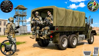 Army Track Driving Cargo Games 2025 - US  Offroad Army Track Driving Simulator - Android Gameplay screenshot 3