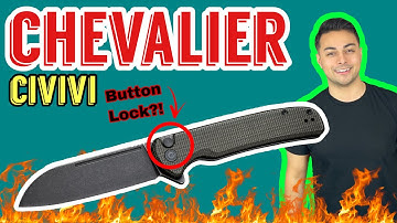 Civivi Chevalier Button Lock Review | Budget Benchmade 940? | Classy EDC pocket knife option