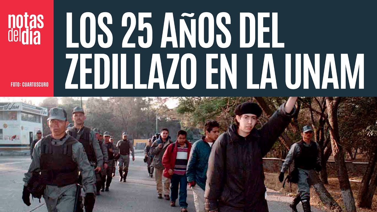 Los federales tomaron la UNAM. Presidente, Zedillo; Rector, De la Fuente...