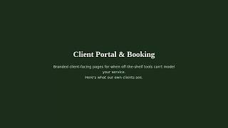 Client Portal Demo — Branded Pages to Read Proposals, Accept & Pay