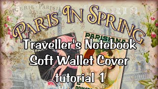 Traveller’s Notebook. Soft Cover Wallet Tutorial 1. screenshot 3