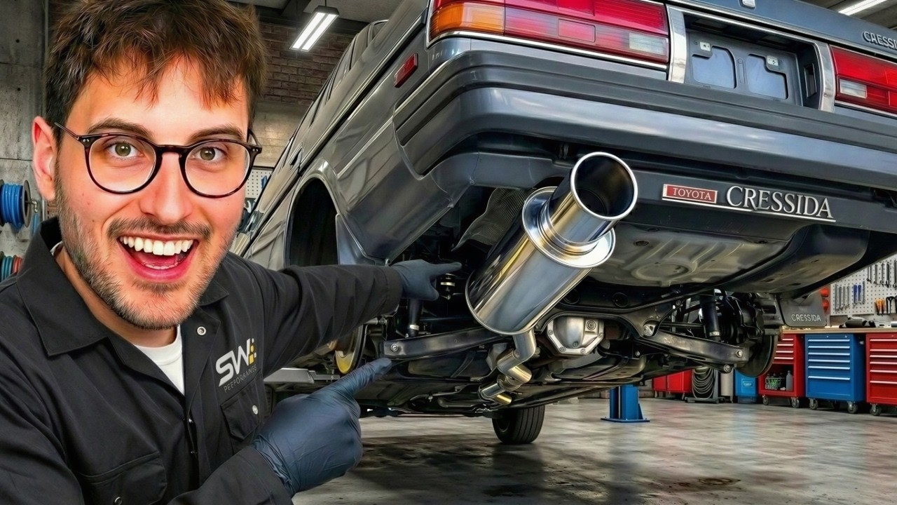 Nouvel exhaust sur mon Toyota Cressida 🔥