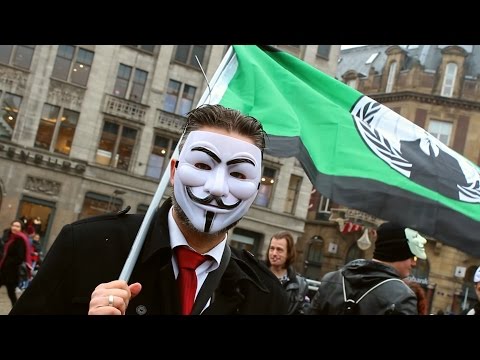 Anonymous: Million Mask March 2015, Amsterdam (Impressional Video)