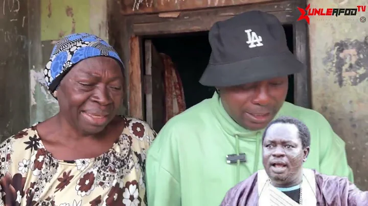 Mama Buffalo Almost in tears when she received gift and cash from well wishers.