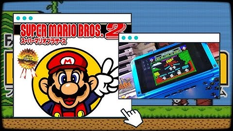 GPD XD: RetroArch - Famicom Disk System - Super mario 2