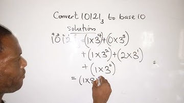 How To Convert (Change) Base Three(3) To Base Ten(10)@fischermath271