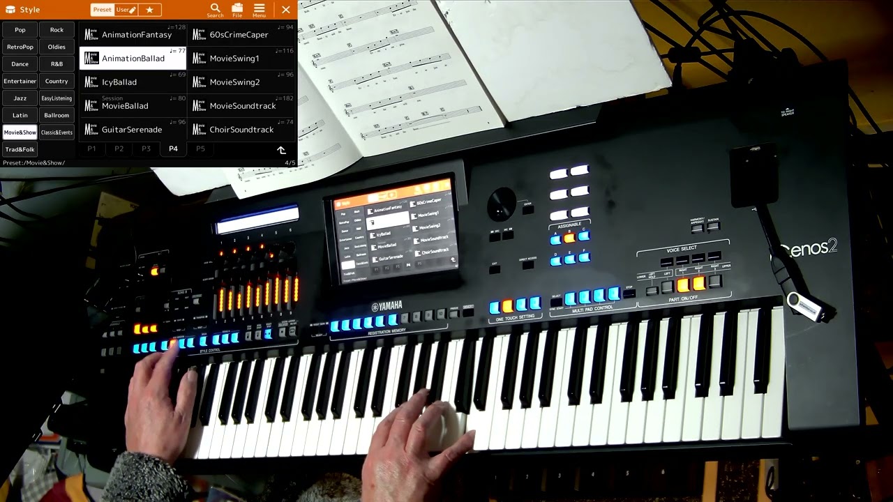 BEAUTY AND THE BEAST YAMAHA GENOS 2