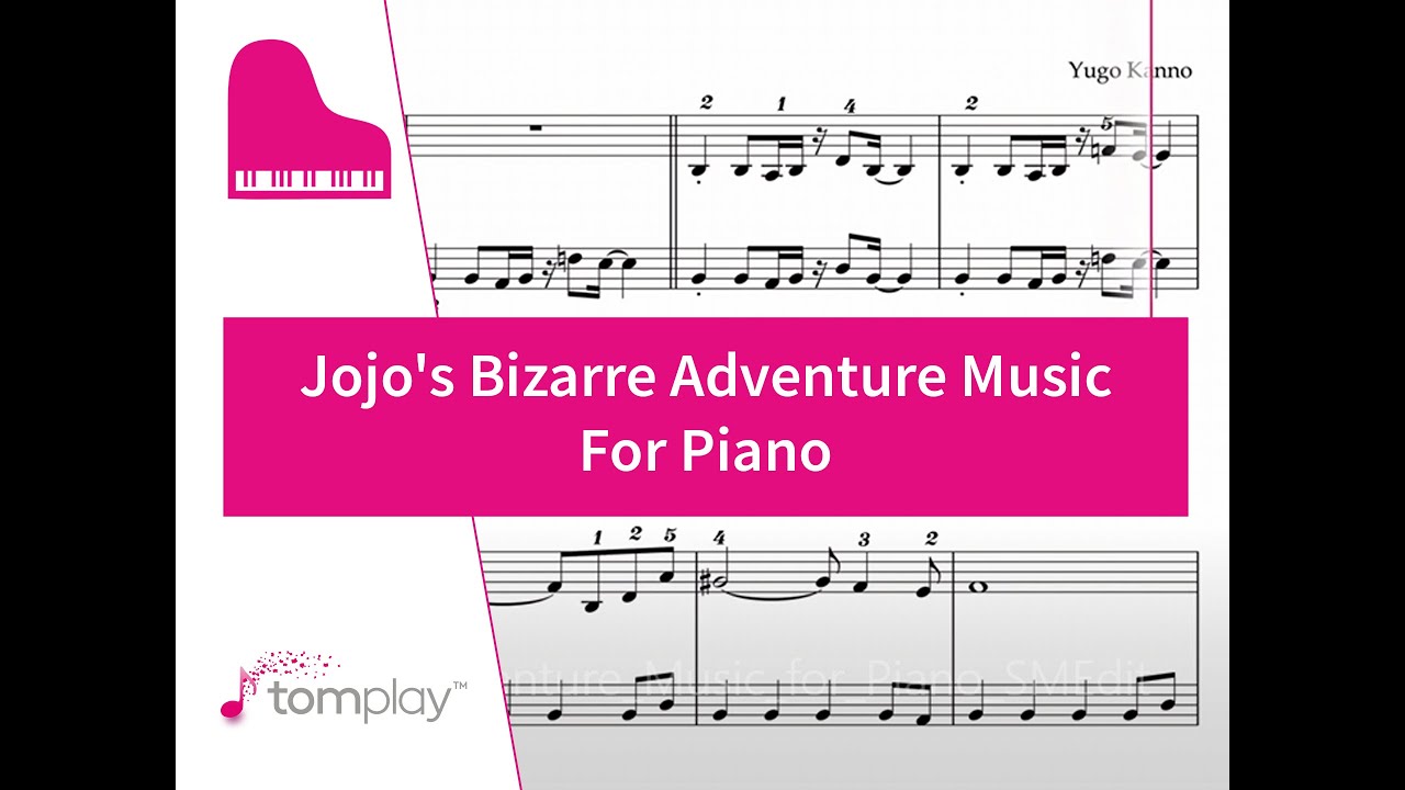 Jojo s Bizarre Adventure Golden Wind Giorno's Theme Ver 2 Sheet music for  Piano (Solo)