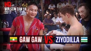 Saw Gaw Mu Doe vs Ziyodilla [uzbekistan], Lethwei 2017, Win Sein Taw Ya