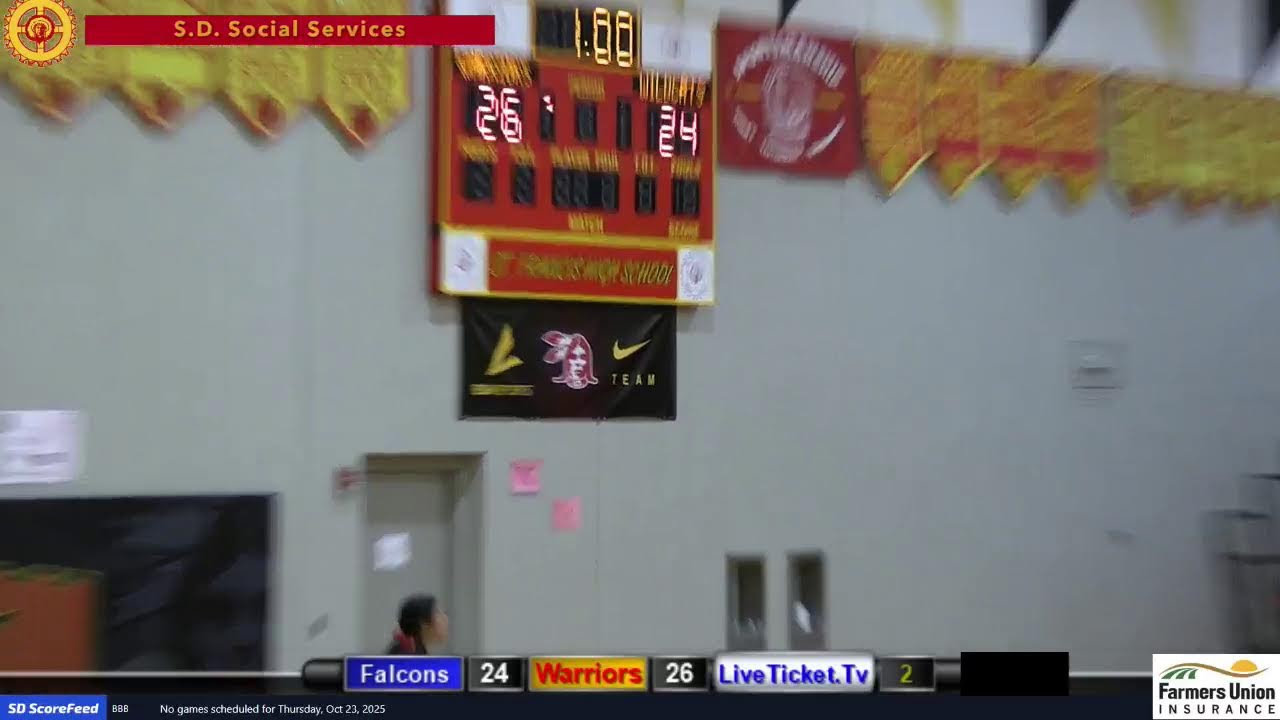 Todd County Falcons MS vs SF Warriors  MS (VB)